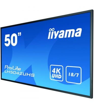 iiyama LH5042UHS-B3 pantalla de señalización Pizarra de caballete digital 125,7 cm (49.5") VA 4K Ultra HD Negro Android 8.0
