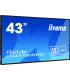 iiyama LH4370UHB-B1 pantalla de señalización Pantalla plana para señalización digital 108 cm (42.5") VA 4K Ultra HD Negro Proces