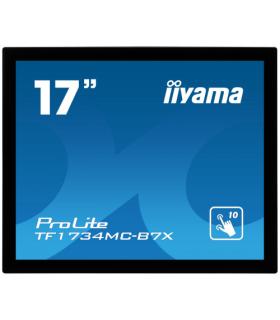 iiyama ProLite TF1734MC-B7X monitor pantalla táctil 43,2 cm (17") 1280 x 1024 Pixeles Multi-touch Negro