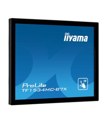 iiyama ProLite TF1534MC-B7X monitor pantalla táctil 38,1 cm (15") 1024 x 768 Pixeles Multi-touch Multi-usuario Negro