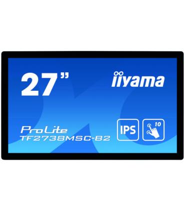 iiyama ProLite TF2738MSC-B2 monitor pantalla táctil 68,6 cm (27") 1920 x 1080 Pixeles Multi-touch Multi-usuario Negro