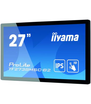 iiyama ProLite TF2738MSC-B2 monitor pantalla táctil 68,6 cm (27") 1920 x 1080 Pixeles Multi-touch Multi-usuario Negro