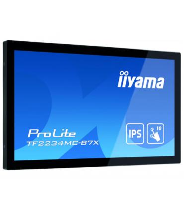iiyama ProLite TF2234MC-B7X monitor pantalla táctil 54,6 cm (21.5") 1920 x 1080 Pixeles Multi-touch Multi-usuario Negro