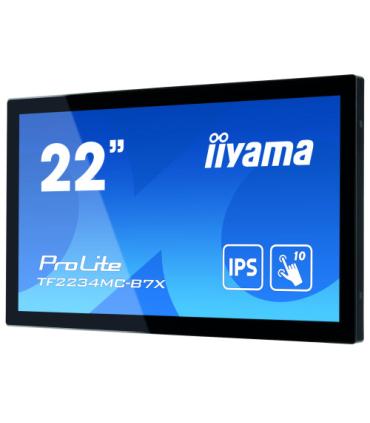 iiyama ProLite TF2234MC-B7X monitor pantalla táctil 54,6 cm (21.5") 1920 x 1080 Pixeles Multi-touch Multi-usuario Negro