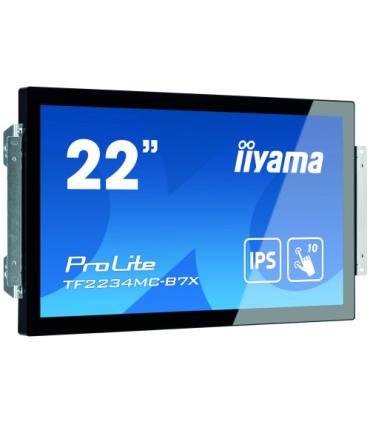 iiyama ProLite TF2234MC-B7X monitor pantalla táctil 54,6 cm (21.5") 1920 x 1080 Pixeles Multi-touch Multi-usuario Negro