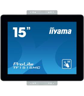 iiyama ProLite TF1515MC-B2 monitor pantalla táctil 38,1 cm (15") 1024 x 768 Pixeles Negro Multi-touch