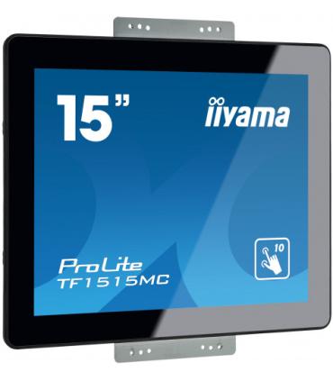 iiyama ProLite TF1515MC-B2 monitor pantalla táctil 38,1 cm (15") 1024 x 768 Pixeles Negro Multi-touch