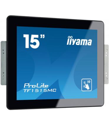 iiyama ProLite TF1515MC-B2 monitor pantalla táctil 38,1 cm (15") 1024 x 768 Pixeles Negro Multi-touch