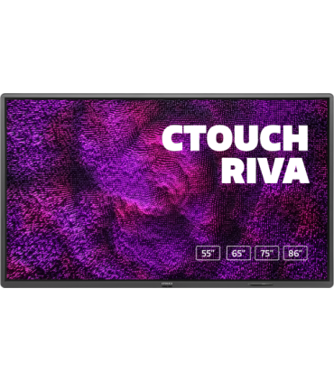 CTOUCH Riva 2,17 m (85.6") 3840 x 2160 Pixeles Multi-touch Negro