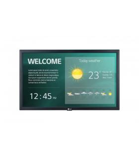 LG 22SM3G-B pantalla de señalización 54,6 cm (21.5") IPS Full HD Pantalla plana para señalización digital Negro Procesador incor