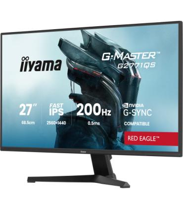 iiyama G2771QS-B1 pantalla para PC 68,6 cm (27") 2560 x 1440 Pixeles Wide Quad HD Negro