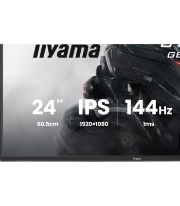 MONITOR IIYAMA 24 PULGADAS RESOLUCIÓN FULL HD (1920X1080), PANEL IPS, 1 MS (MPRT), 100 HZ, BRILLO 250, CONTRASTE 1300:1, HDMI..