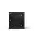 WP RWA-12604-B Armario Mural 12U - Puerta de Cristal - Cerradura de Seguridad - 540x450x580mm - Color Negro