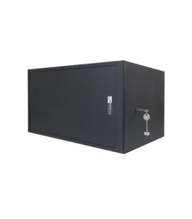 WP RWS-06504-B Armario Mural de Seguridad 6U - Puerta Corrediza - Antirrobo Clase RC4 - 560x400x400mm - Color Negro