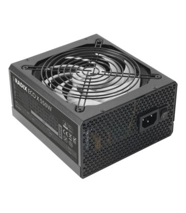 Tacens Radix Eco X 550 Fuente de Alimentacion 550W ATX - PFC Activo - Ventilador 140mm de 12dB - 80 Plus Silver - 160x150x85mm..