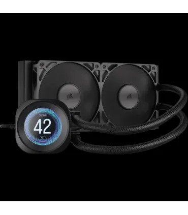 Corsair Nautilus 240 RS LCD Procesador Sistema de refrigeración líquida todo en uno 12 cm Negro 1 pieza(s