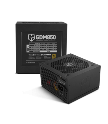 NOX Hummer GDM 850W GOLD unidad de fuente de alimentación 20+4 pin ATX ATX Negro
