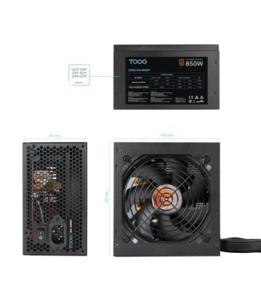 TooQ Fuente de alimentación ATX 850W APFC 80Plus Bronze