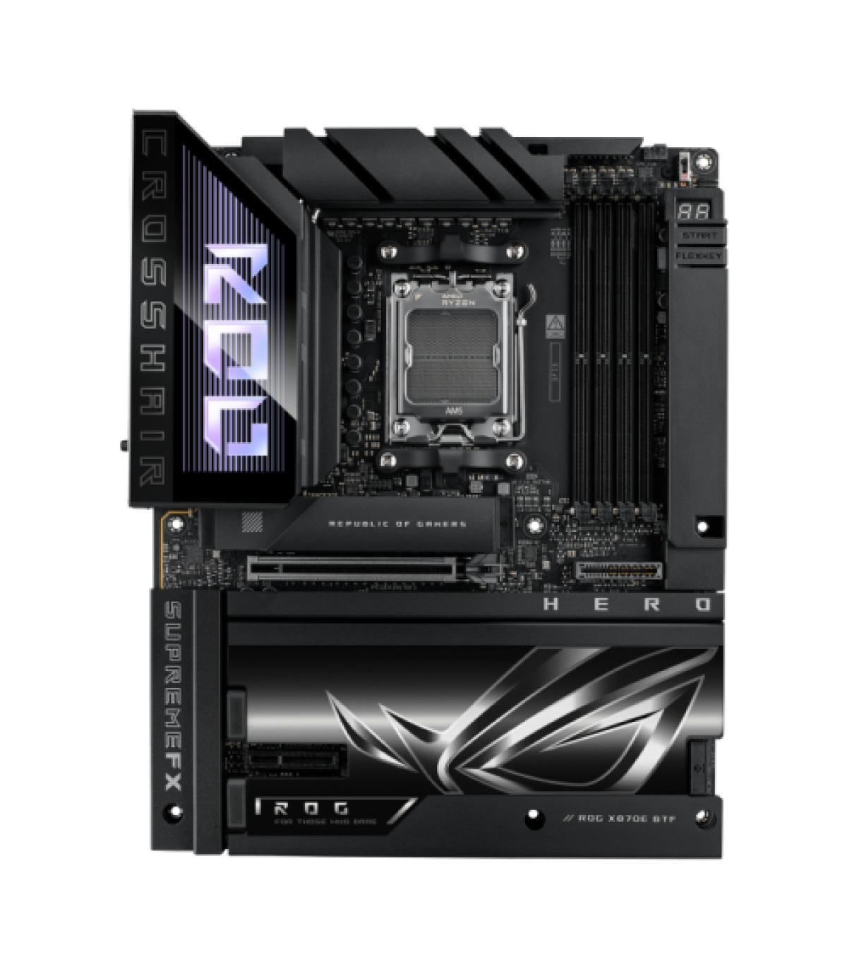 ASUS ROG CROSSHAIR X870E HERO BTF AMD X870E Zócalo AM5 ATX