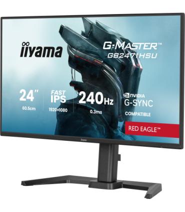 iiyama GB2471HSU-B1 pantalla para PC 60,5 cm (23.8") 1920 x 1080 Pixeles Negro