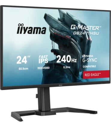 iiyama GB2471HSU-B1 pantalla para PC 60,5 cm (23.8") 1920 x 1080 Pixeles Negro