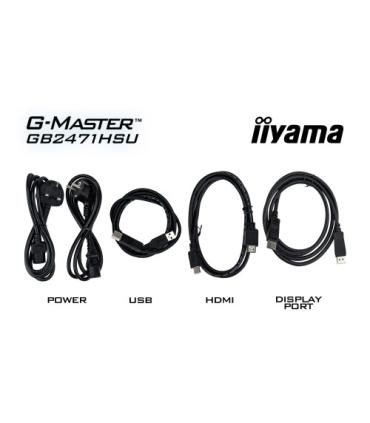 iiyama GB2471HSU-B1 pantalla para PC 60,5 cm (23.8") 1920 x 1080 Pixeles Negro