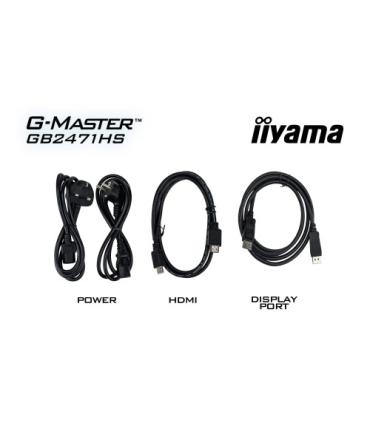 iiyama GB2471HS-B1 pantalla para PC 60,5 cm (23.8") 1920 x 1080 Pixeles Negro