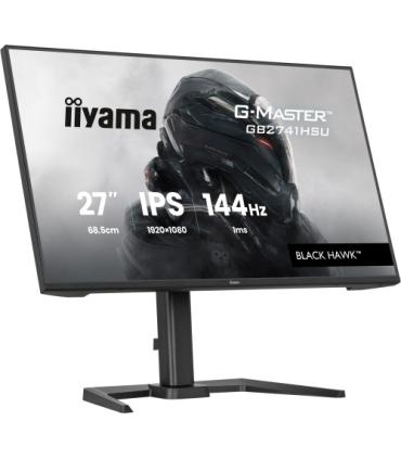 MONITOR IIYAMA 27 PULGADAS RESOLUCIÓN WQHD (2560X1440), PANEL IPS, 5 MS, 70 HZ, BRILLO 350, CONTRASTE 1000:1, HDMI, DISPLAYPORT.