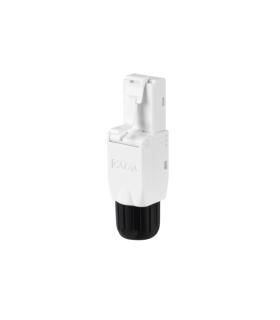 Nanocable Pack de 10 Conectores RJ45 8 Hilos Cat.6A - Auto Crimpable Sin Herramientas - Color Blanco