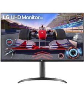 LG 32UR550K-B Monitor 32.5" IPS UltraHD 4K HDR10 - 60Hz - Respuesta 4ms - Altavoces 10W - 16:9 - HDMI, DisplayPort - Ajustable..