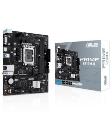 Asus Prime H610M-R-SI Placa Base Intel1700 2x DDR5 - HDMI, M.2, PCIe4.0, 4x Sata III, USB 3.2, MicroATX