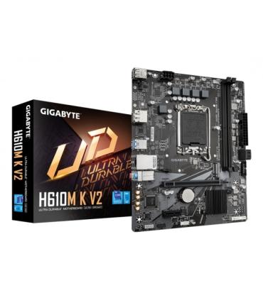 Gigabyte H610M H V2 Placa Base Intel 1700 - 2x DDR5 - HDMI, DisplayPort - MicroATX