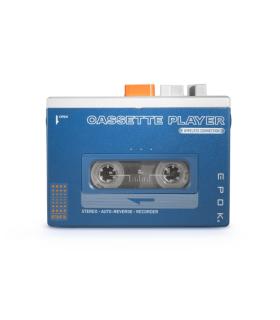Bigben Epok Reproductor de Cintas Cassette Bluetooth - Altavoz Incorporado - Entrada de Auriculares - Auriculares Incluidos - Ba