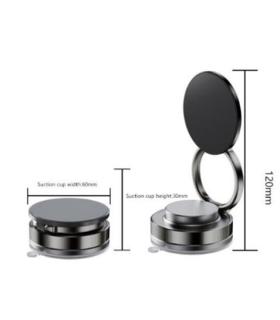 XO C177 Soporte Magnetico para Coche - Sujeccion por Vacio - Color Negro