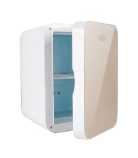 XO CZ002 Mini Nevera - Capacidad 5.5 Litros - Bajo Ruido - Incluye Cable 12/220V - Color Beige - Color Beige
