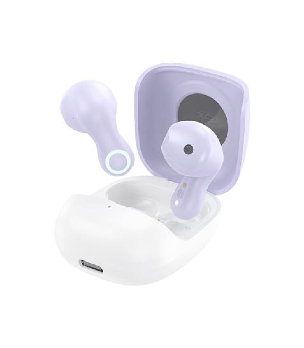 XO G28 Auriculares TWS - Bluetooth - Color Violeta