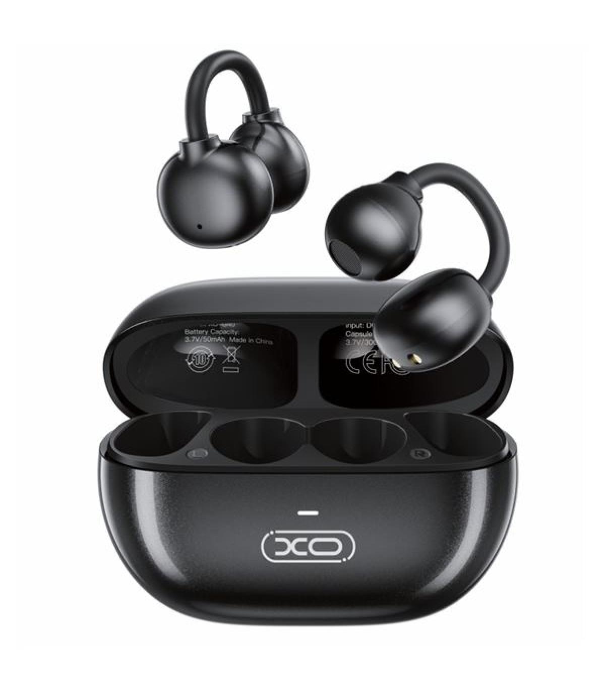 XO G40 Pearl Clip Auriculares TWS - Bluetooth 5.3 - Color Negro