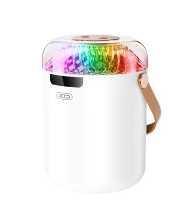 XO Hf13 Humidificador - 5 Modos de Pulverizacion - Bateria 500mAh - Capacidad 1.5L - RGB - Color Blanco