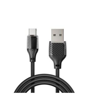 XO NB291 Cable USB-A Macho a USB-C - Carga y Transmision de Datos Alta Velocidad - 6A - 1m - Color Negro