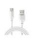 XO NB291 Cable USB-A Macho a USB-C - Carga y Transmision de Datos Alta Velocidad - 6A - 1m - Color Blanco