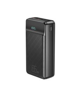 XO PR201 Powerbank 30000mAh - Entrada USB-C y Lightning - Salida USB-A y USB-C - 65W - Pantalla LCD - Color Negro