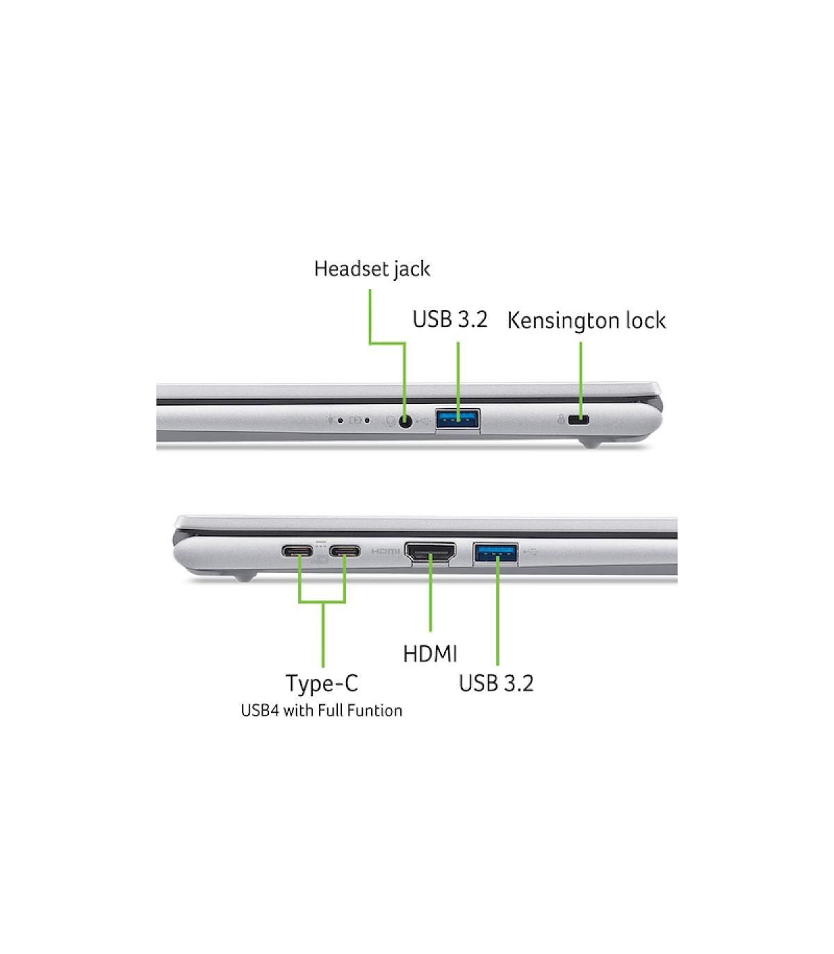 PORTATIL ACER ASPIRE GO 15 (NX.JRREB.00Z) 15,6" FHD LED LCD, CI7-150U, 16GB, 1TB, W11H