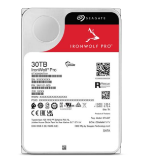 Seagate IronWolf Pro ST30000NT011 disco duro interno 30 TB 7200 RPM 512 MB 3.5" Serial ATA III
