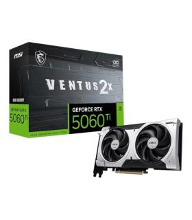 MSI GeForce RTX 5060 TI Tarjeta Grafica 8G VENTUS 2X OC PLUS 8GB GDDR7