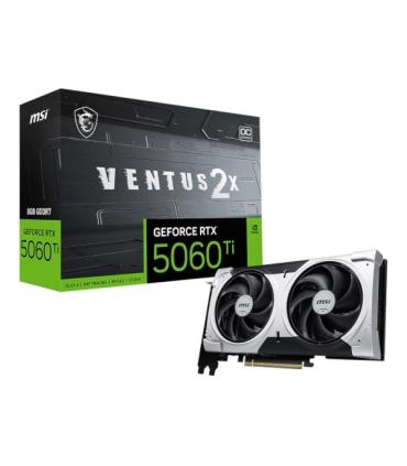 MSI GeForce RTX 5060 TI Tarjeta Grafica 8G VENTUS 2X OC PLUS 8GB GDDR7