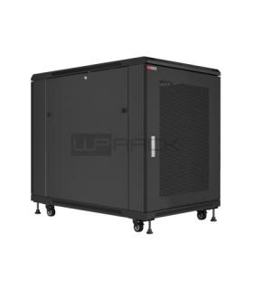 STANDING SERVER RACK RSB SERIES 19" 10U 600X600MM MOUNTED, BLACK RAL 9005