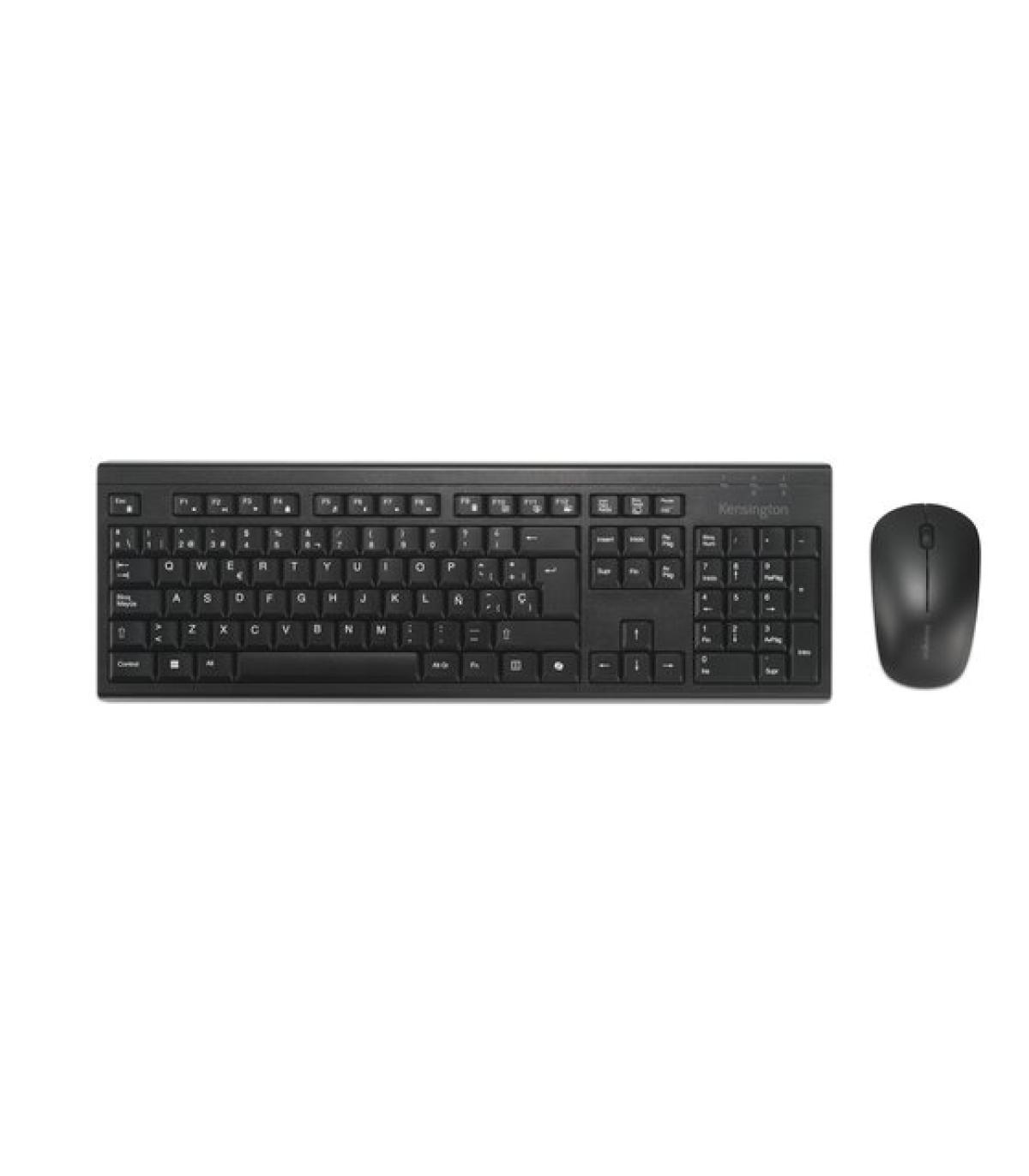 Kensington Kit de Teclado Inalambrico y Raton Inalambrico Bluetooth, USB 2.4GHz - Recargables - Teclado con Tecla Copilot - Indi