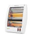 Orbegozo BP 5010 Estufa de Cuarzo - Potencia 800W - Seguridad Antivuelco - 2 Niveles de Calor - Reflector Protegido - Recogecabl
