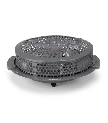 Orbegozo BR 92 Brasero Electrico - Potencia 900W - Rejilla de Seguridad - Asas de Tacto Frio - 2 Niveles de Calor - 40x15x39cm..