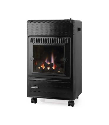 Orbegozo HBF 95 N Estufa de Llama Azul - Potencia Calorifica de 3500W - Triple Sistema de Seguridad - Clase Energetica a - Rueda